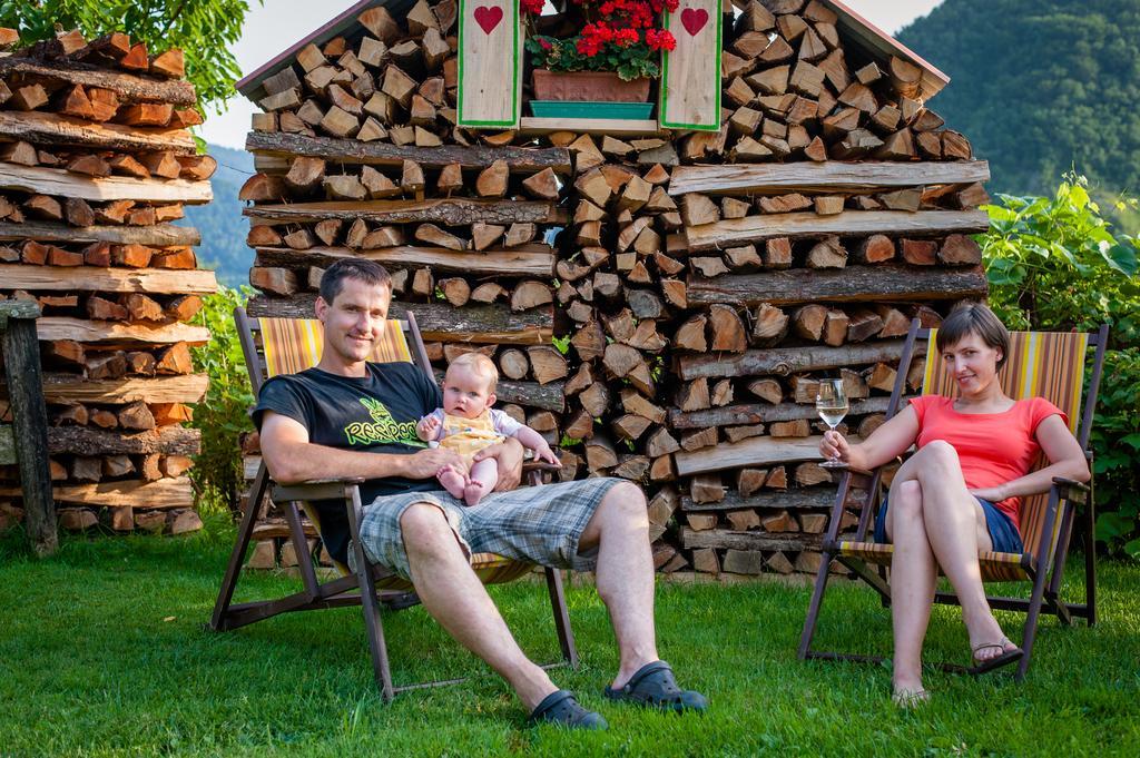 Tourist Farm Pri Kafolu Villa Tolmin Exteriör bild